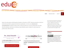 Tablet Screenshot of educer.es